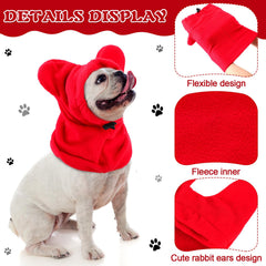 Clysee quiet-ears worn capture emphasizing ear protection and vibrant red color.
