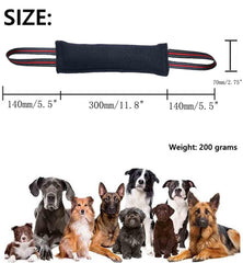 Clysoru tug toy designed for adult dogs and puppies during training.