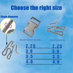CMIYUYNG installation with pliers shows quick buckle setup.