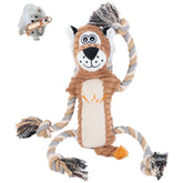 CneeeeeB squeaky dog toy lion face fuels interactive play with friendly sounds.