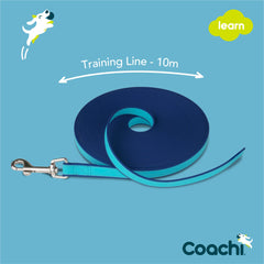 Coachi Training Line waterproof outer keeps line dry in rain.