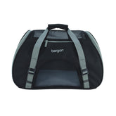 Coastal Bergan Comfort Carrier mesh panels promote airflow for pet comfort during travel.