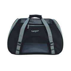 Coastal Bergan Comfort Carrier mesh panels promote airflow for pet comfort during travel.