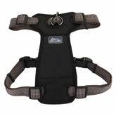 Coastal K-9 Explorer front-connect harness with secure front leash for better walk control.