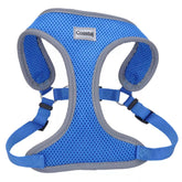 Coastal Pet Comfort Soft Wrap Harness front view highlights breathable cooling mesh for hot days.