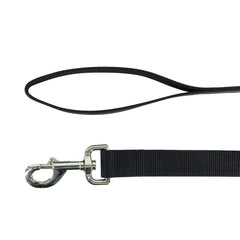 Coastal Pet correa de una capa duradera en negro para paseos diarios.