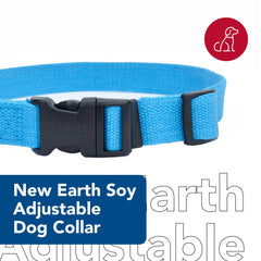 Coastal New Earth Soy collar pumpkin side view highlights adjustable sizing