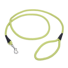 Coastal Pet Rope Dog Leash lime with soft-braided nylon for a gentle, confident daily grip