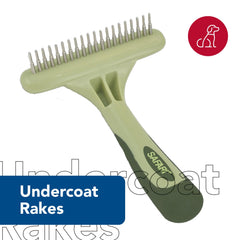 Coastal Safari rotating pins in action demonstrate gentle deshedding for long-haired dogs