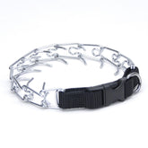 Coastal Pet Titan Easy-On Collar with Buckle in black shown for quick on/off training use