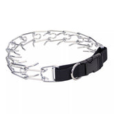 Coastal Pet Titan Easy-On prong collar with side-release buckle for quick, comfortable on-off