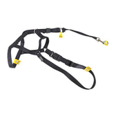 Coastal Pet Walk 'n Train head halter front view demonstrates gentle control for calmer walks