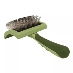 Coastal Pet Safari curved firm slicker brush with ergonomic handle for comfortable grooming