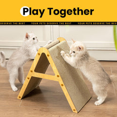 Coching A-Frame Scratcher lounge pad ready for naps