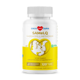 Coco and Luna Same for Dogs chewable tablets in bottle for brain health support.