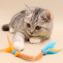 Coivnl cat toys with catnip and bells enhance focus and hunting-like play.
