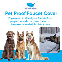 Cold Front Product gray faucet cover pack of 2 guards multiple spigots.