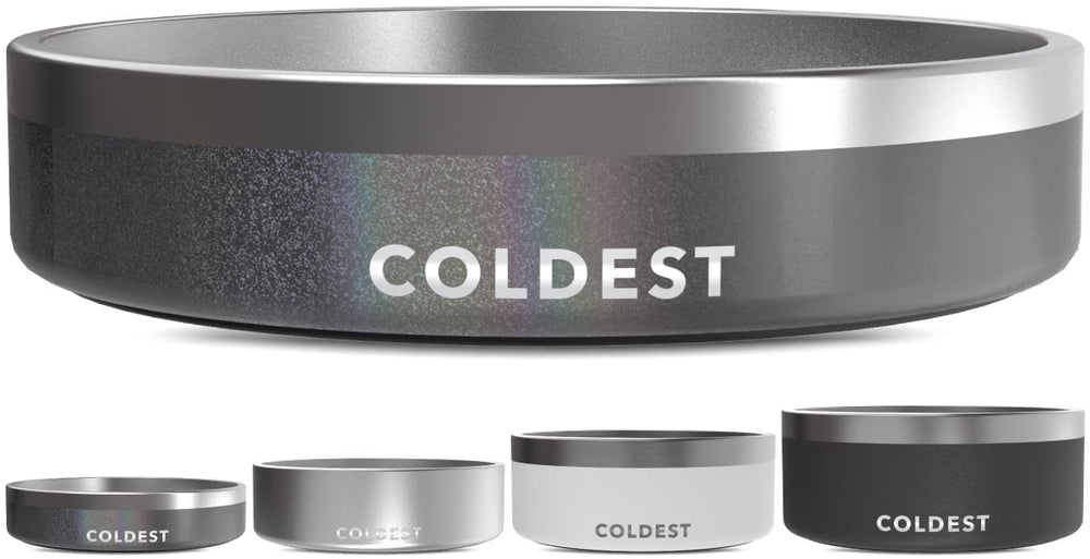 The Coldest Water coldest-dog-bowl Stardust Glitter 21oz shows durable triple-wall insulation.