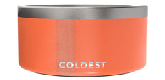 The Coldest Water anti-rust metal dog bowl emphasizes durability for chewers and daily meals.