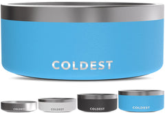 The Coldest Water dog bowl anti-rust metal for durable hydration