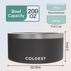 The Coldest Water spill-proof design helps keep the feeding area dry and tidy.
