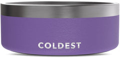 Coldest Water dog bowl triple-wall insulation keeps water cold and durable for active pets