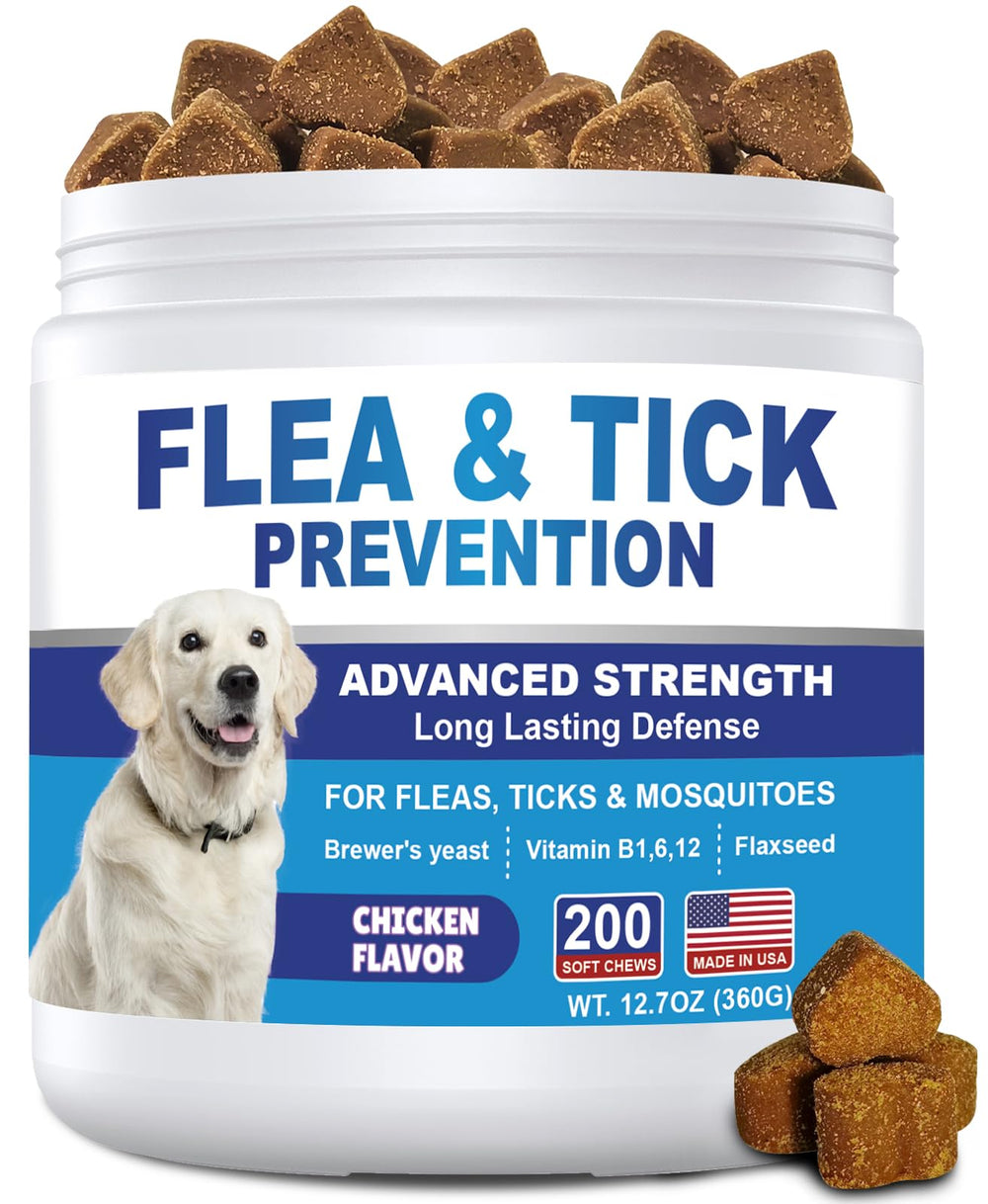 ColEaze flea and tick chews packaging for all dog breeds