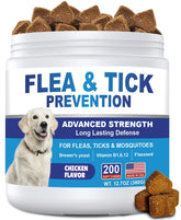 ColEaze flea and tick chews packaging for all dog breeds
