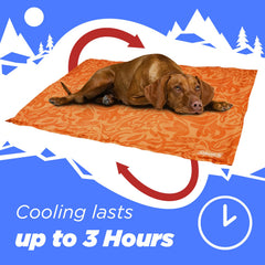 Coleman 24x30 medium pet cooling mat fits medium dogs and cats.