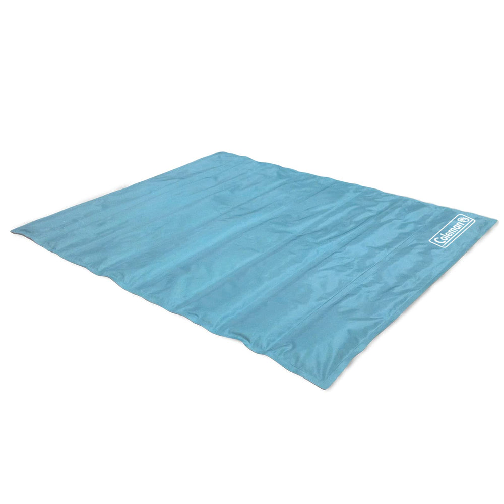 Coleman Comfort Cooling Pet Pad blue unfolded for portable cooling