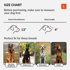 CollarDirect muzzle cross-weave breathable panel keeps dog cooler on walks.
