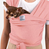 CollarDirect dog sling gray for small dogs provides hands-free comfort during daily walks.