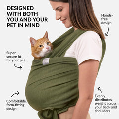 CollarDirect dog sling secure-fit highlights snug, safe wear for your pup.