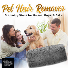 Colorado Groomer's Pet Hair Remover clears car seats of embedded pet hair
