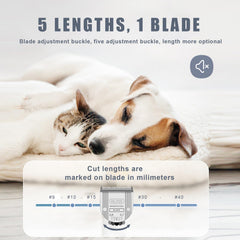 Colorski precision-ground stainless steel blades deliver sharp, long-lasting performance during grooming sessions.