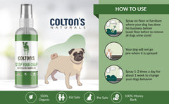 Colton's Naturals Train Your Pet natural oils provide a gentle scent cue without harsh chemicals.