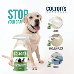 Colton's Naturals Train Your Pet outdoor potty-area helps reinforce boundary areas and scent cues.