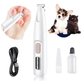 Comasua dog paw trimmer with LED light for precise, quick paw grooming