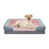 Comfort Expression orthopedic bed egg crate foam 42x30 provides joint-supportive comfort for large dogs
