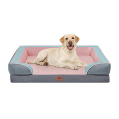 Comfort Expression orthopedic bed egg crate foam 42x30 provides joint-supportive comfort for large dogs