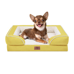 Comfort Expression orthopedic bed with egg crate foam supports joints for small dogs