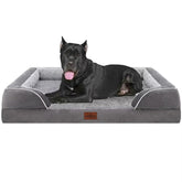 Comfort Expression orthopedic bed XXL with egg crate foam closeup showing joint-supporting design for large dogs