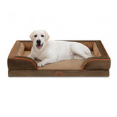 Comfort Expression orthopedic dog bed 45x35 front view showing roomy space for large dogs