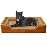 Comfort Expression orthopedic dog bed XL side profile shows spacious dimensions for large dogs