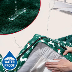 Comfort Expression waterproof cover closeup demonstrating spill resistance