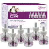 Comfort Zone multicat diffuser refill pack shown for calm, safe spaces.