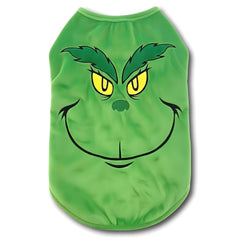 ComfyCamper Green Monster Dog Costume cape back view suitable for social media snaps.