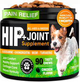 Commanding Life dog joint chews pack front promotes daily mobility and playful movement.