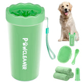 Comotech 7-in-1 paw washer cup cleans muddy paws for quick indoor cleanup