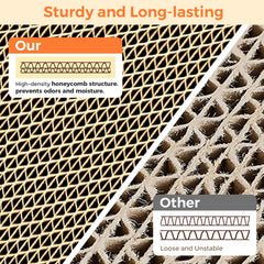 ComSaf reversible-surface close-up—durable corrugated texture satisfies claws.